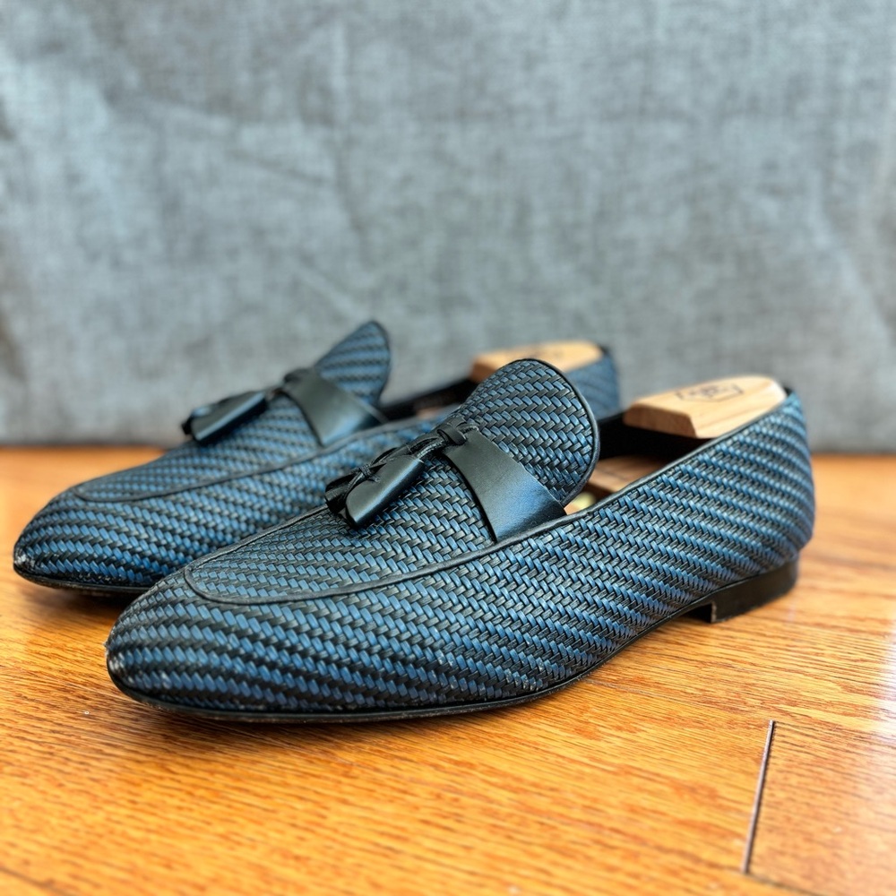 Ermenegildo Zegna nappine loafers